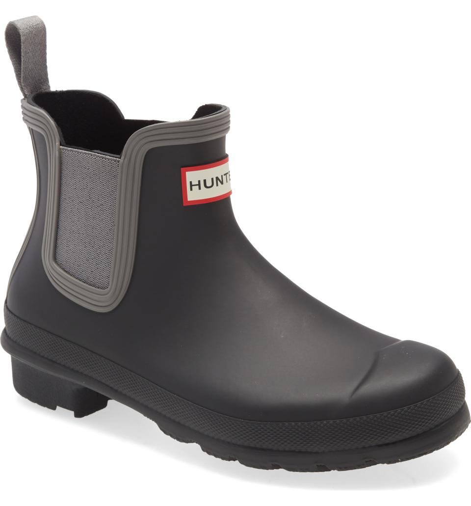 Hunter Original Waterproof Chelsea Rain Boot. Image via Nordstrom.