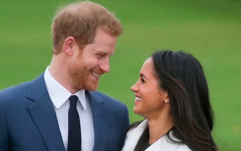 The wedding of Prince Harry and Meghan Markle will happen in May - Credit: DANIEL LEAL-OLIVAS/AFP