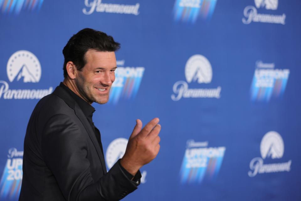 Tony Romo at an event in May 2022.