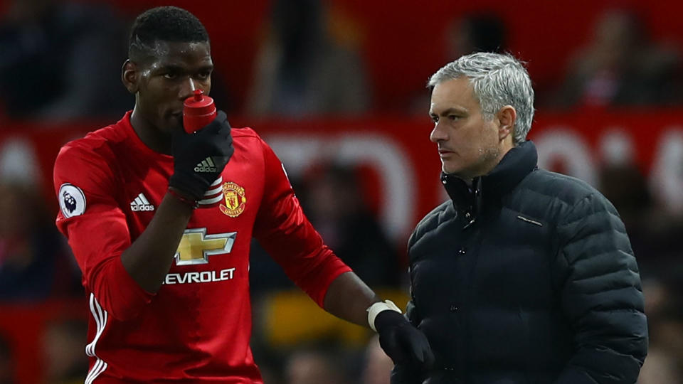 Paul Pogba is one of Jose Mourinho’s key men in the heart of Manchester United’s midfield