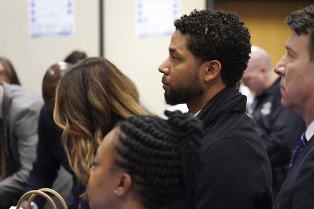 Jussie Smollett appears in court