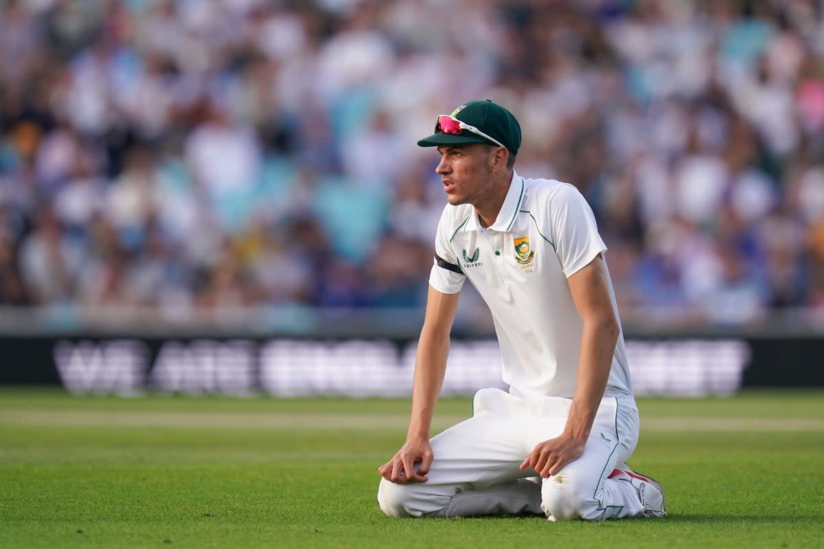 South Africa’s Marco Jansen scooped the ICC award (John Walton/PA) (PA Wire)