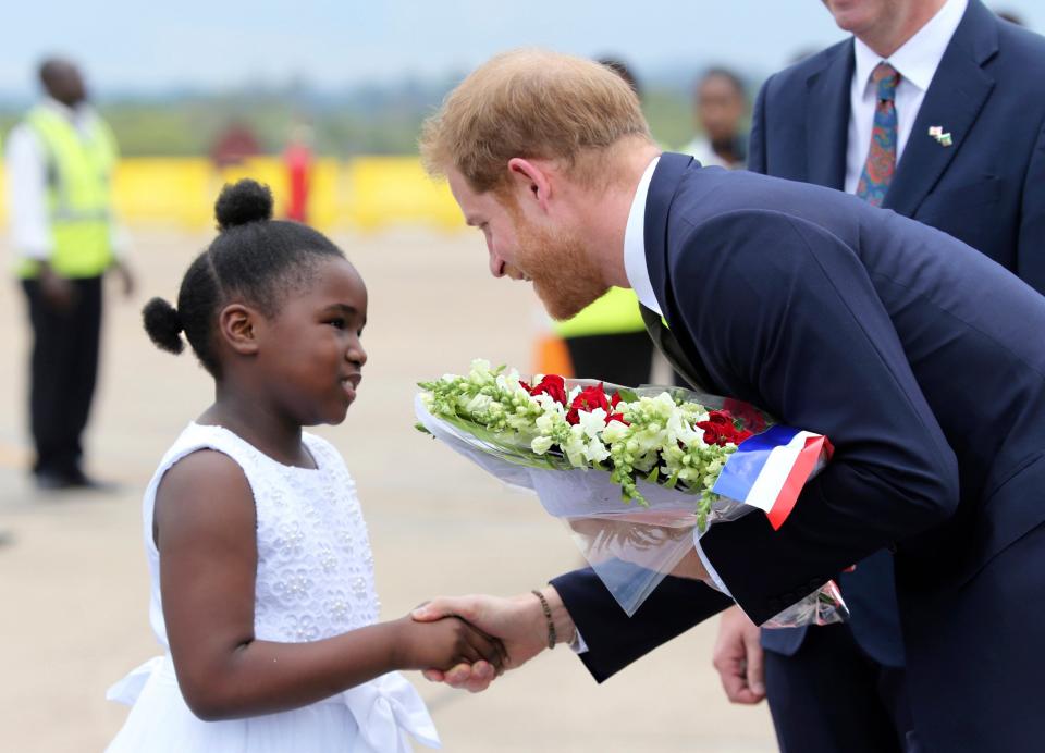 Prince Harry on tour in Australia (AP)