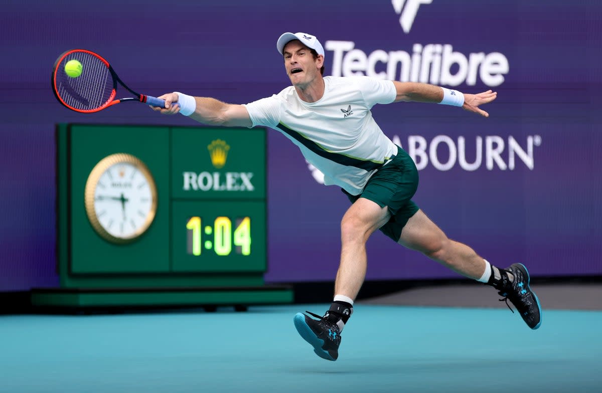 Andy Murray suffered defeat to Dusan Lajovic in Miami  (Getty Images)