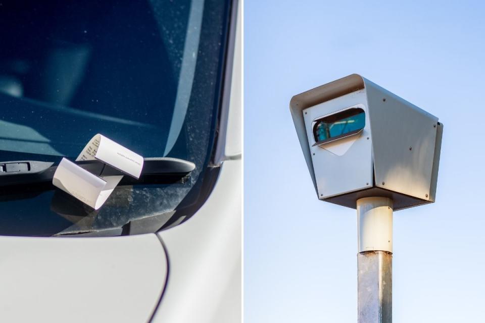 Parking fine on windshield and speeding camera cannot be claimed on 2022 tax