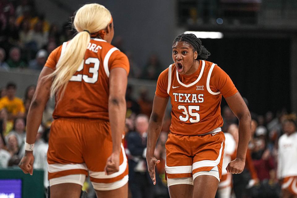 It's been a big month for Madison Booker, right. The Texas point guard was named the Big 12's co-player of the year and freshman of the year. She won most outstanding player honors while leading the Longhorns to the Big 12 Tournament championship and is about to play in her first NCAA Tournament.