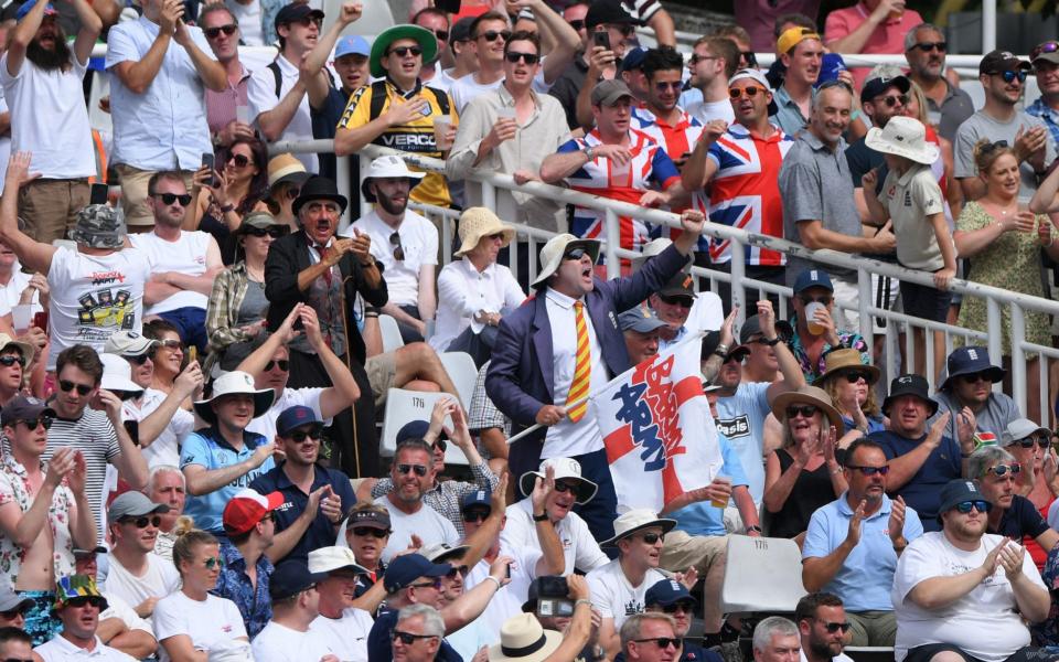 The Barmy Army: always a colourful, noisy accompaniment to England's cricket matches, home and away - Getty