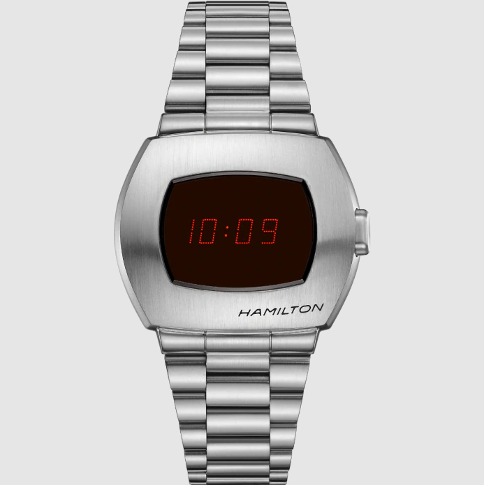 retro digital watch hamilton pulsar, best retro watch