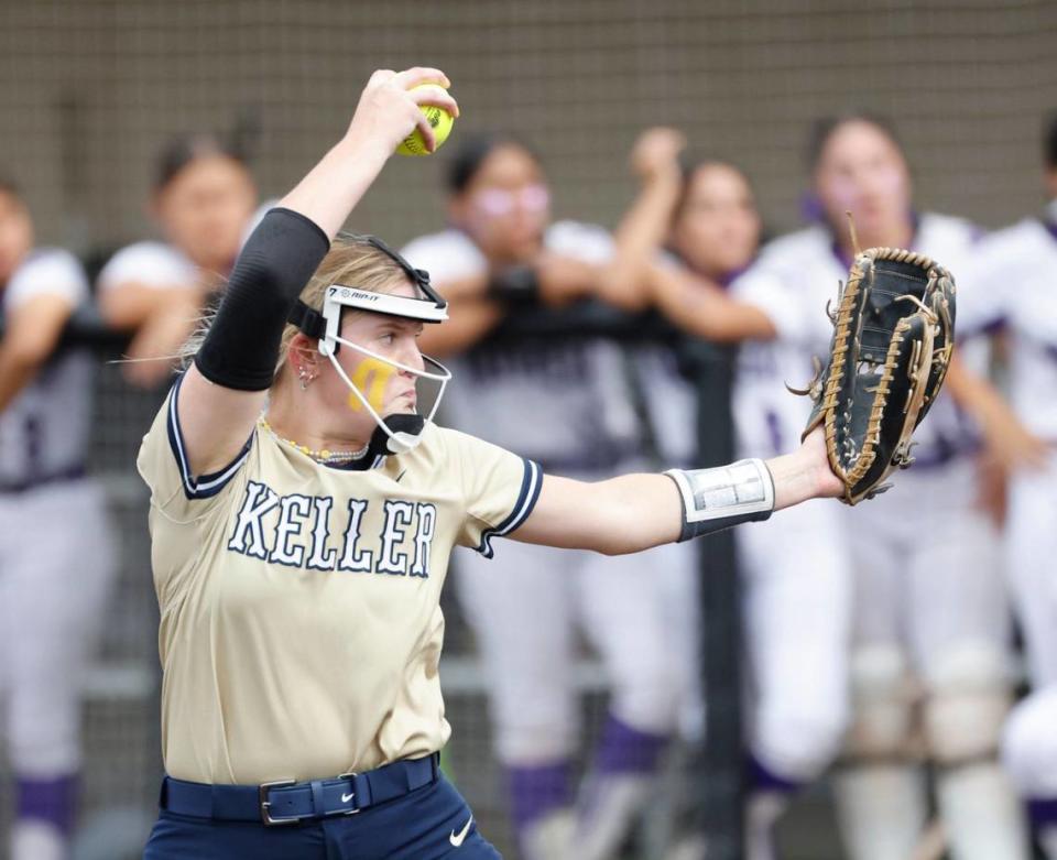 Keller pitcher Sadie Beck is an All Area First Team member.
