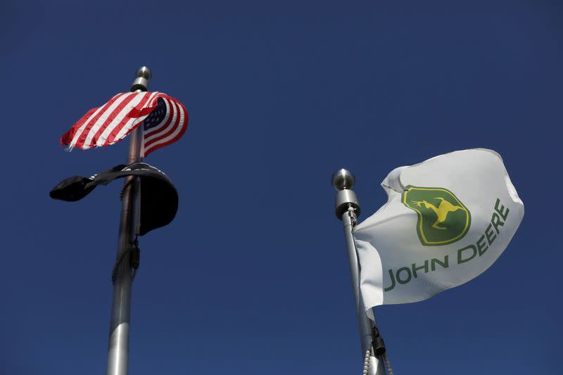 FILE PHOTO: John Deere's Harvester Works facility is seen in East Moline