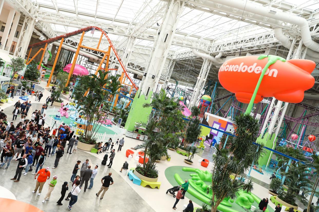 The Nickelodeon Universe Amusement Park in the American Dream Mall.