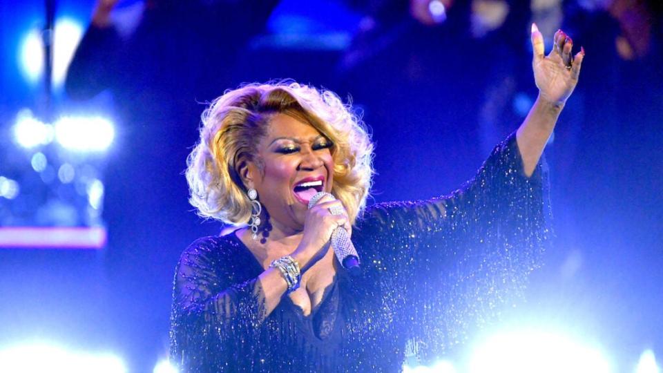 Patti LaBelle performs onstage during the BET Awards 2023 at Microsoft Theater on Snday, June 25, in Los Angeles. (Paras Griffin/Getty Images for BET)