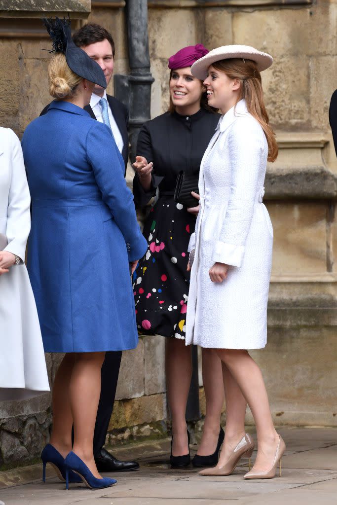 Zara Tindall, Jack Brooksbank, Princess Eugenie and Princess Beatrice