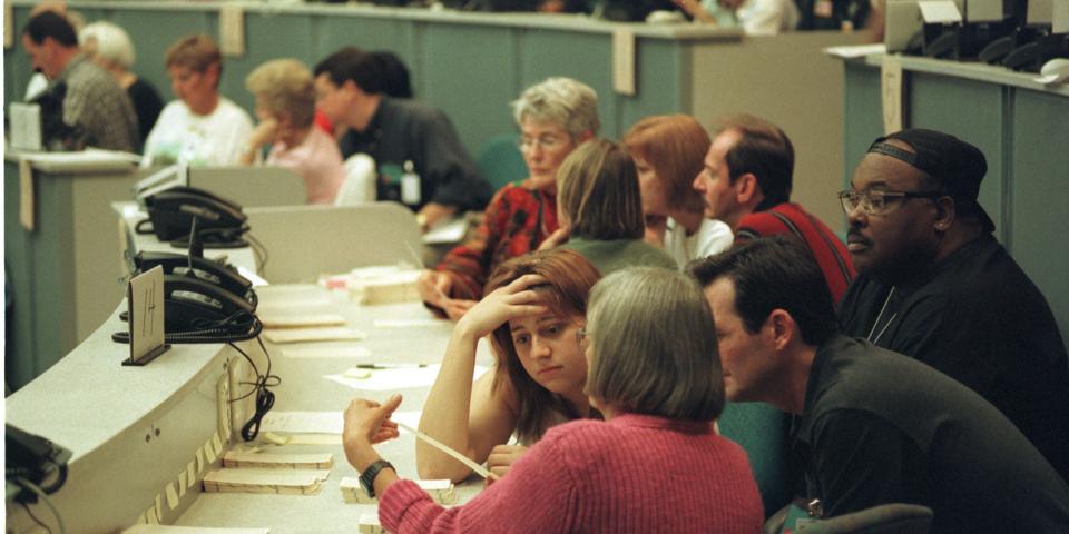 florida 2000 vote count hanging chad