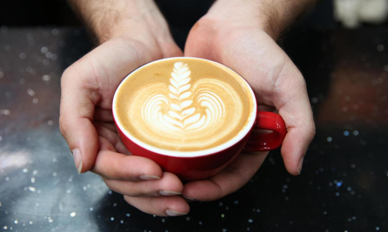 <span>A recent survey of Australian capital cities found the average price of a small takeaway flat white at speciality venues is $4.78 – almost half the price found in some international capitals.</span><span>Photograph: WENN Rights Ltd/Alamy</span>