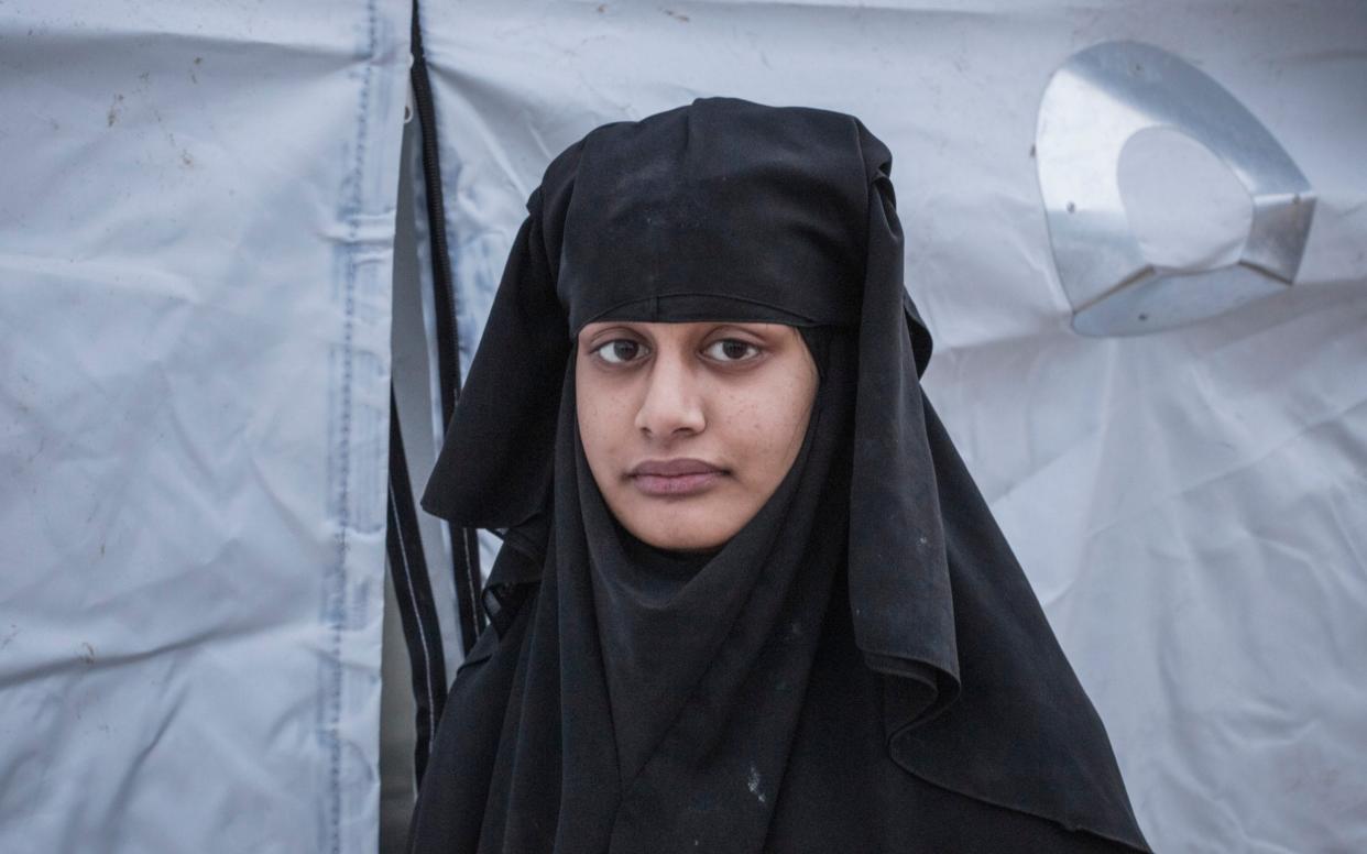 Shamima Begum at a camp in northern Syria - Sam Tarling