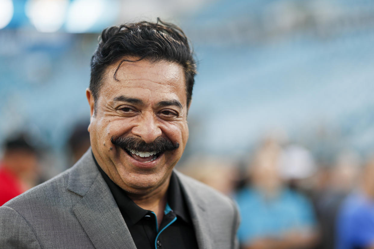 Jacksonville Jaguars owner Shad Khan has a foothold in London. (Photo by James Gilbert/Getty Images)