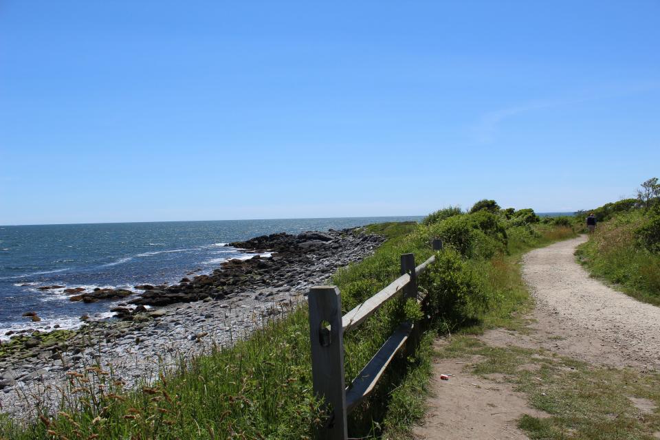 The Sachuest Point National Wildlife Refuge in Middletown, R.I., offers several miles of seaside trails for visitors to enjoy.