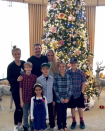 <p>The pop star was quick to get into the Christmas spirit, sharing Thanksgiving <a rel="nofollow noopener" href="https://www.instagram.com/p/BNP8RFkA-PG/" target="_blank" data-ylk="slk:photos;elm:context_link;itc:0;sec:content-canvas" class="link ">photos</a> with a two-story tree as the backdrop. We're thinking that Spears's sons must have had a hand in picking the colorful ornaments and strings of blue lights, making this moment even sweater.</p>