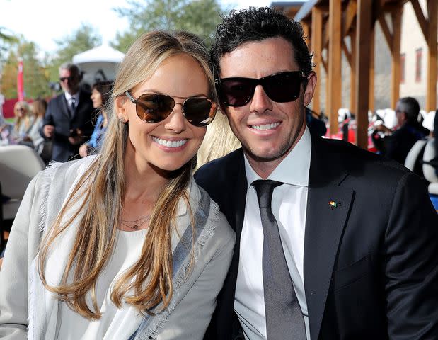 David Cannon/Getty Rory McIlroy and wife Erica