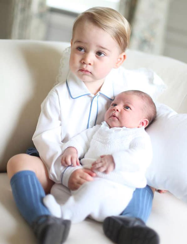 <p>The brother-sister duo showed off their sophisticated royal style in this cute snap.</p>