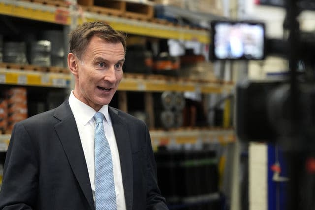 Chancellor Jeremy Hunt 