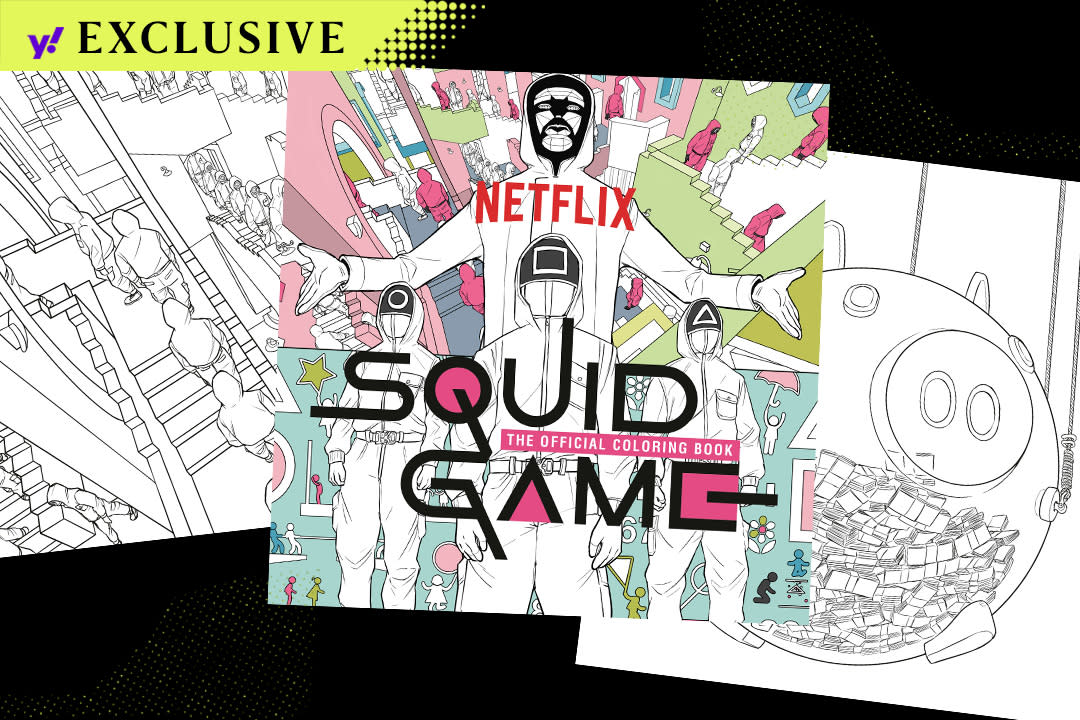 (Netflix/Reprinted from Squid Game: The Official Coloring Book. Copyright © 2023 by Squid Game™/Netflix. Published by Random House Worlds, an imprint of Random House, a division of Penguin Random House LLC.)