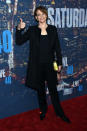 Sigourney Weaver plays it safe in head-to-toe black separates.