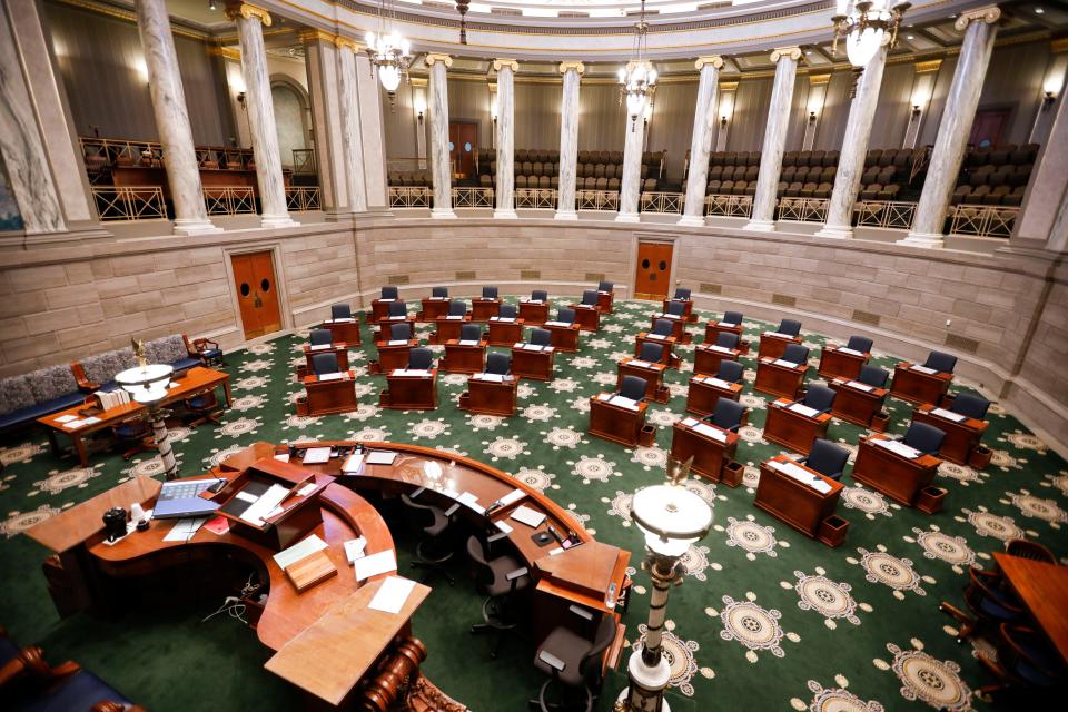 The Missouri Senate chamber on Thursday, Jan. 4, 2024.