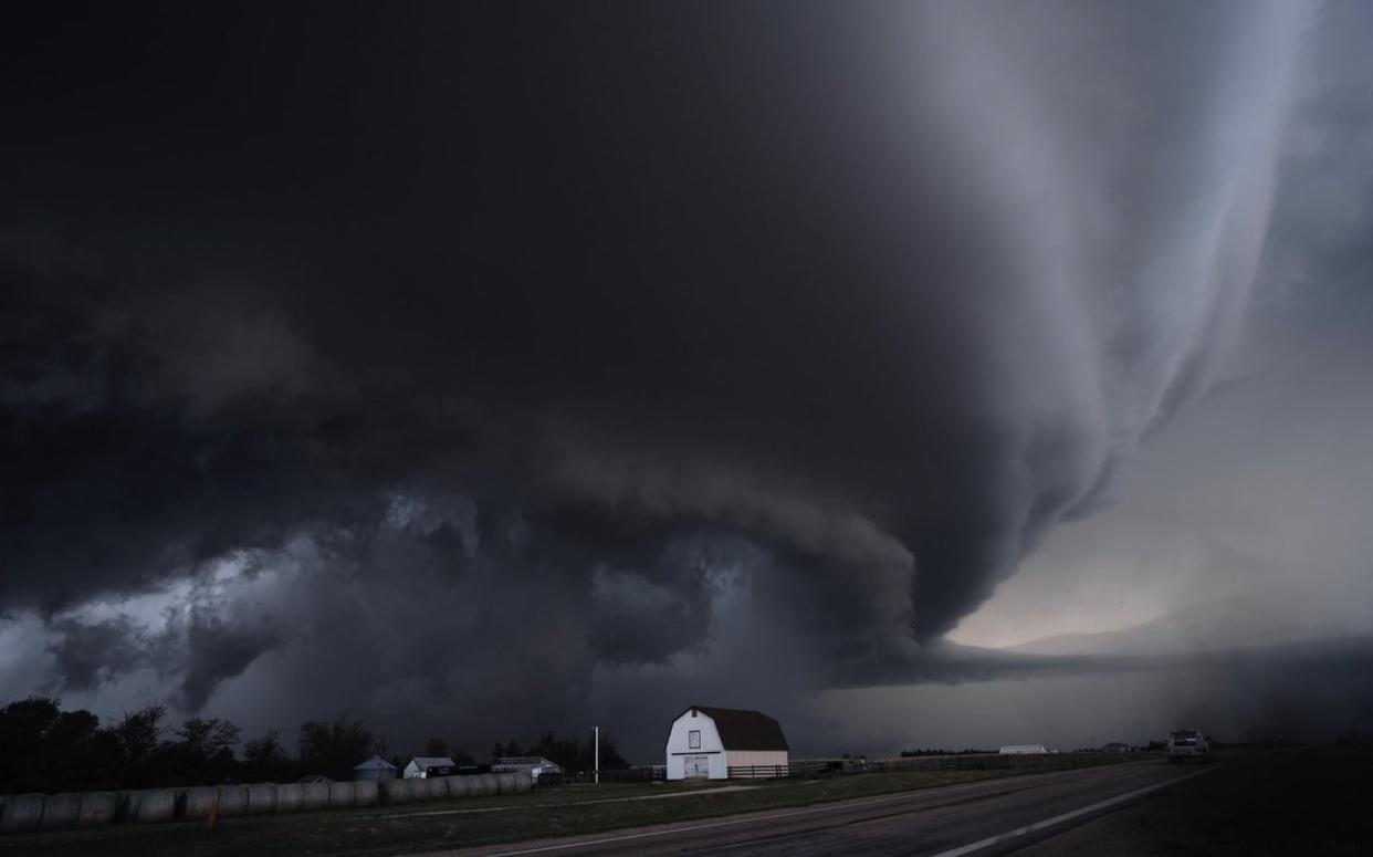 <span class="caption">Tornadoes are hard to capture in climate models.</span> <span class="attribution"><a class="link " href="https://www.noaa.gov/stories/story-map-inside-tornado-alley" rel="nofollow noopener" target="_blank" data-ylk="slk:Mike Coniglio/NOAA/NSSL;elm:context_link;itc:0;sec:content-canvas">Mike Coniglio/NOAA/NSSL</a></span>