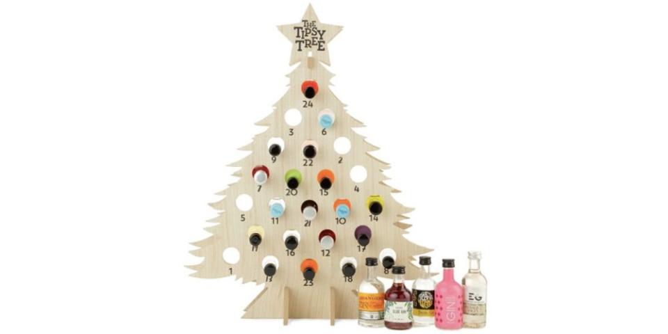 Adult advent calendar - Tipsy Tree with Flavoured Gin