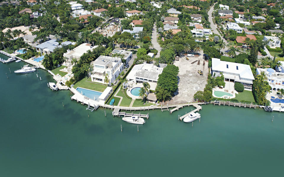 Barrio residencial de Key Biscayne, Miami, Florida. Foto: Getty Images. 