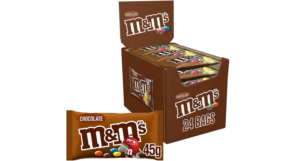 M&M's Peanut Single 45g (Pack of 24) - M and M