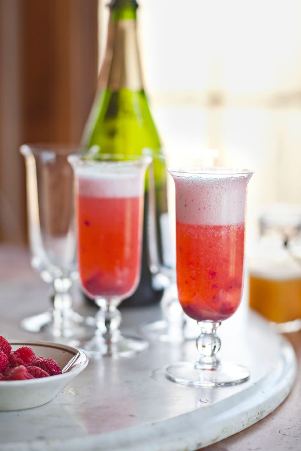 Peach Melba Mimosa