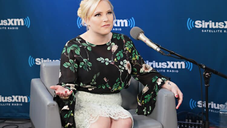 Meghan McCain Joins Host Julie Mason During A SiriusXM Event In New York