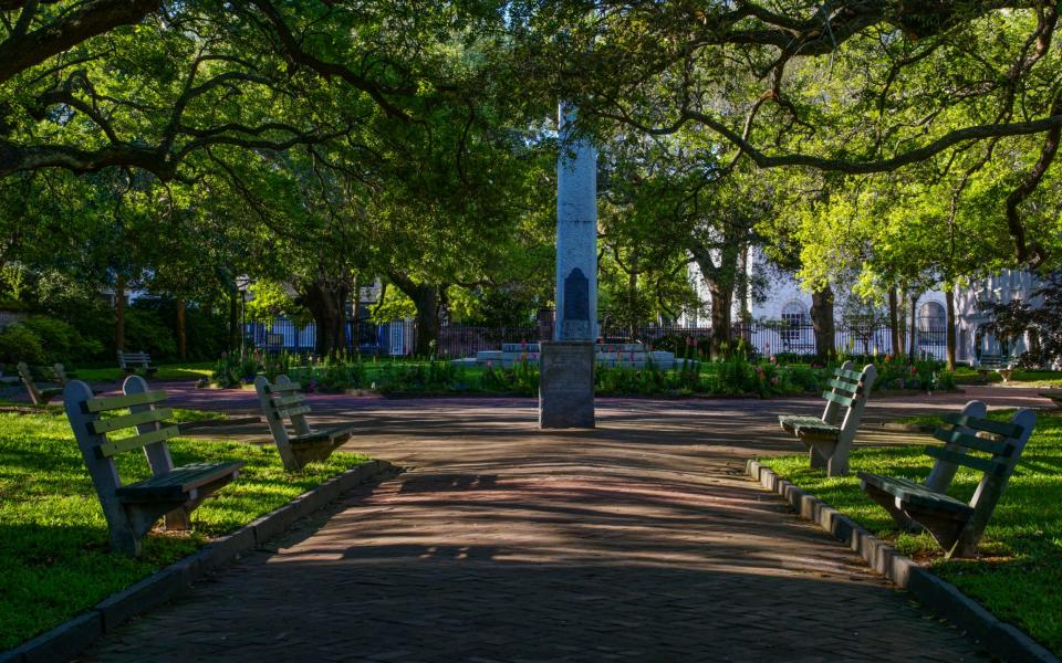 Washington Square Park in downtown Charleston, South Carolina in the early morning - Jacqui Agate