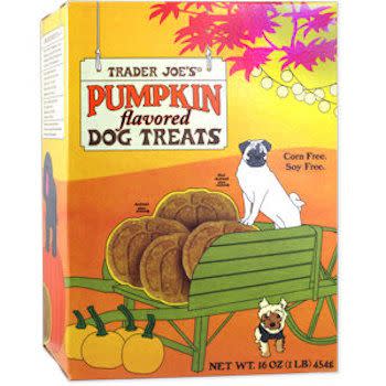 Trader joe's hot sale pumpkin dog treats