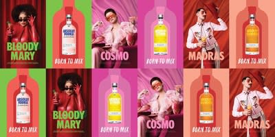Absolut’s Biggest Campaign “The World of Absolut Cocktails.  Born to Mix.” Demonstrates the Power of Mixing Different People, Perspectives &amp; Cocktails