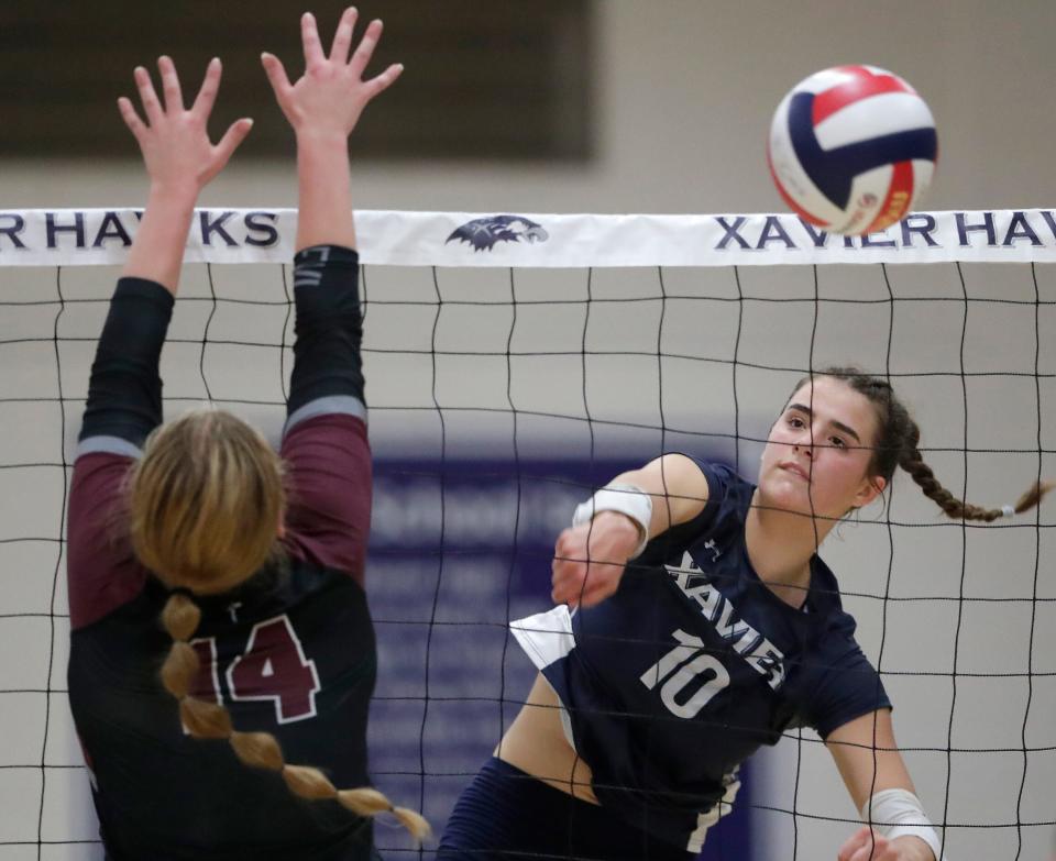 Xavier's Halle Vande Hey is a key returning player for the defending WIAA Division 2 state champs this season.