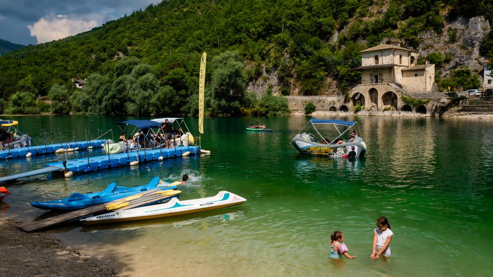 Lake Scanno is known for its unusual phenomena. - Davide Pischettola/NurPhoto/Getty Images