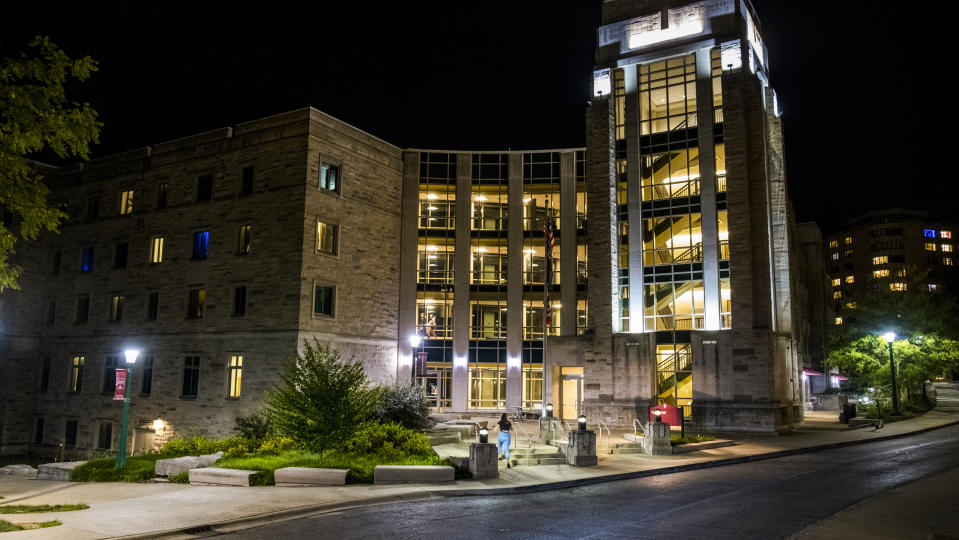 Indiana University in Bloomington on Aug. 30, 2020. (Jeremy Hogan / SOPA Images/LightRocket via Getty Images file)