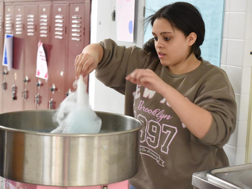 Shelburne seventh-graders recently took part in an economics fair, a simulation that teaches students about the challenges and success of entrepreneurship.