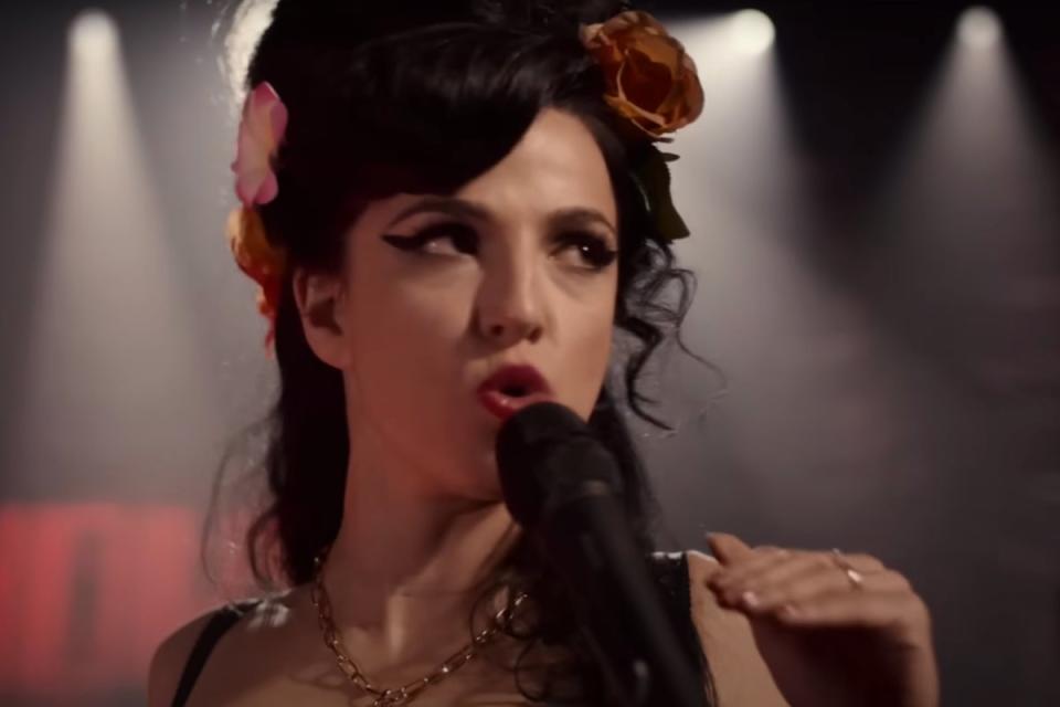 Marisa Abela as Amy Winehouse in ‘Back to Black’ (Focus Features)