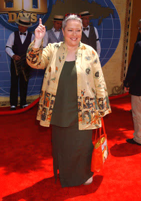 Kathy Bates at the Hollywood premiere of Walt Disney's Around the World in 80 Days