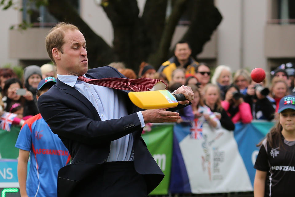 Prince William knocks competition out of the park