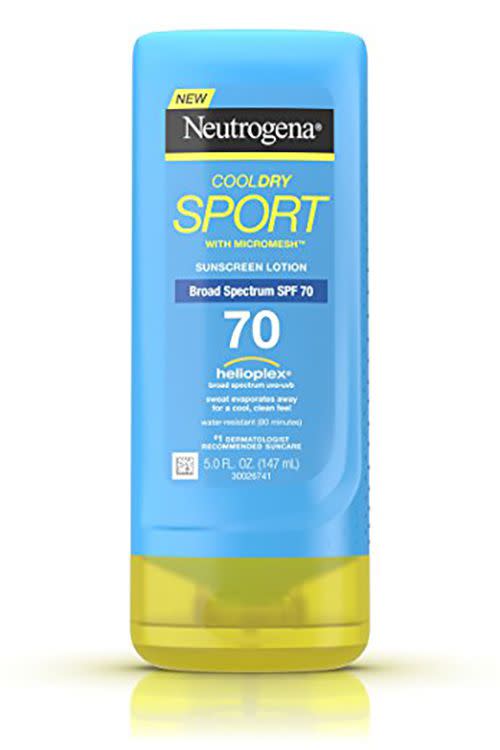 Neutrogena Cooldry Sport Sunscreen Lotion Broad Spectrum SPF 70