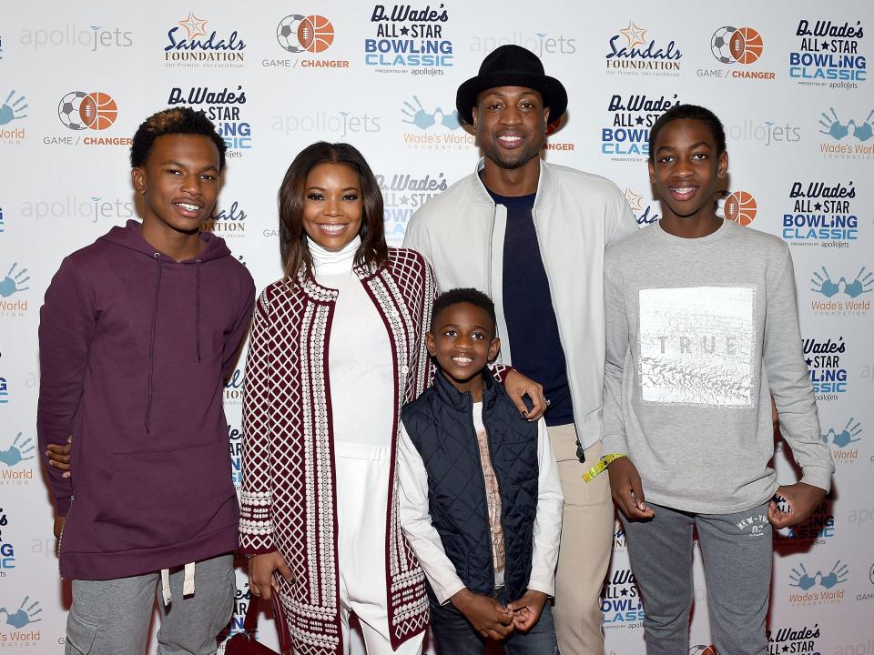 Dwayne Wade Family