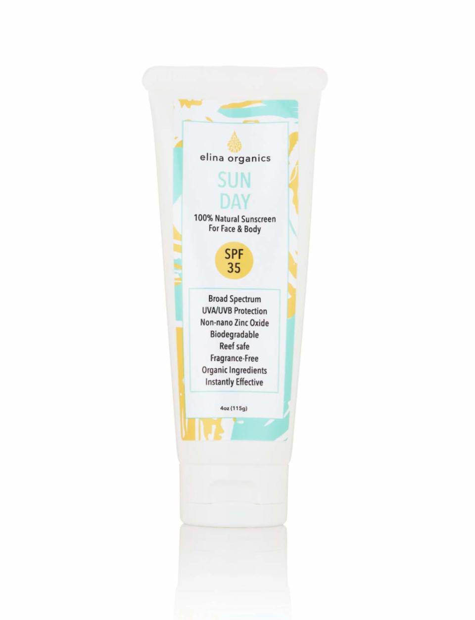 zinc sunscreen