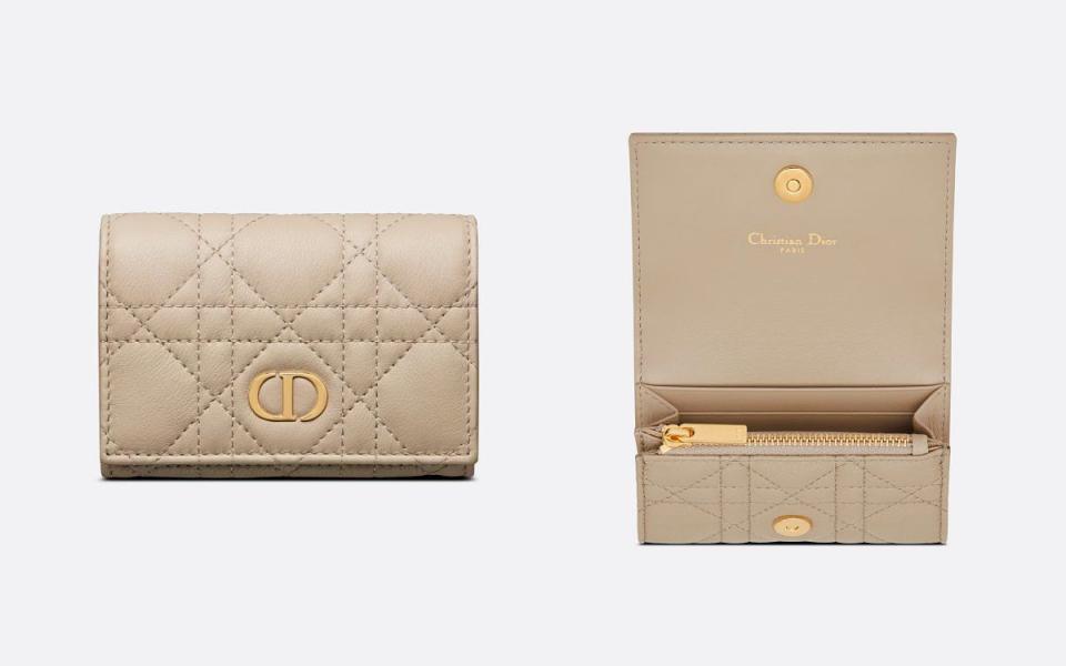 DIOR CARO XS銀包NT$16,500 圖片來源：DIOR