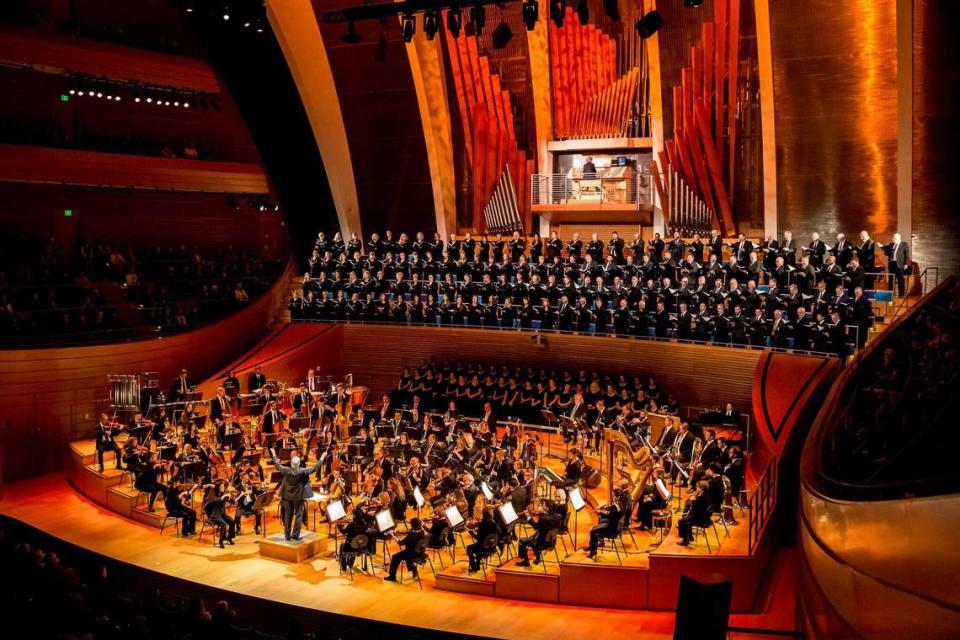 The Kansas City Symphony and Chorus will perform their Christmas Festival six times Dec. 14-17 at the Kauffman Center.